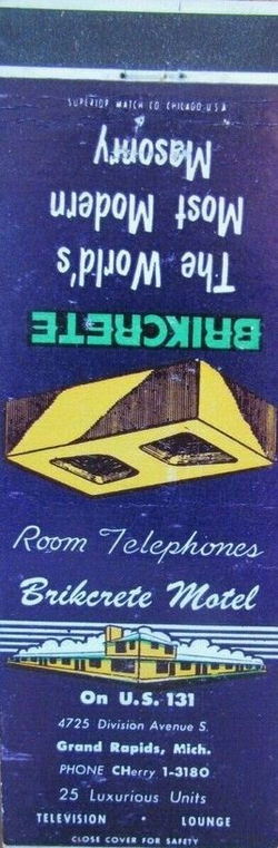 Brikcrete Motel - Matchbook (newer photo)